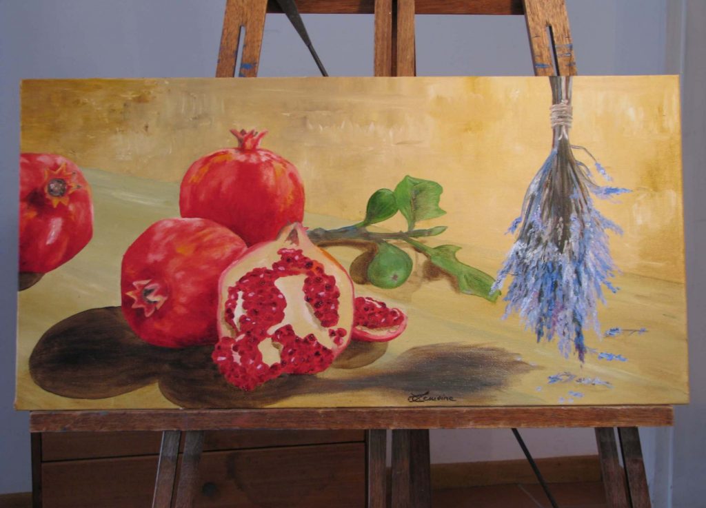 pomegranates-with-lavendar